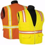 ML KISHIGO 1091/1092 ECONOMY MULTI-POCKET HI VIS SURVEYORS VEST