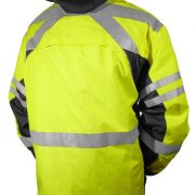 ML KISHIGO JS135 BLACK SERIES 2-IN-1 SAFETY JACKET WITH REMOVABLE HOODIE LINER