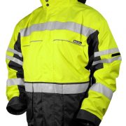 ML KISHIGO JS135 BLACK SERIES 2-IN-1 SAFETY JACKET WITH REMOVABLE HOODIE LINER