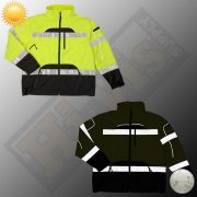 ML Kishigo Premium Black Series® Multi-Pocket Rain Jacket