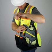 ML Kishigo Premium Black Series Heavy Duty Class 2 Surveyors Safety Vest