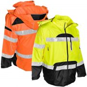ML Kishigo Premium Black Series® Multi-Pocket Rain Jacket