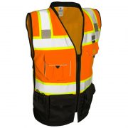 ML Kishigo Premium Black Series Heavy Duty Class 2 Surveyors Safety Vest